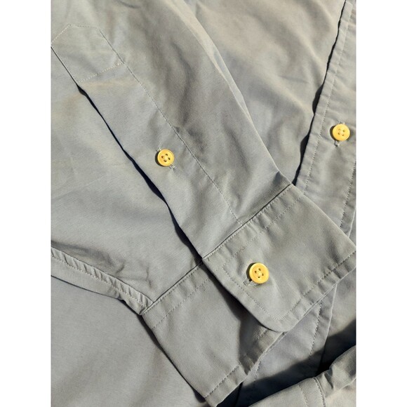 Ralph Lauren Polo Mens Big & Tall 2XLT Blue Long Sleeve Button Shirt Performance - Picture 5 of 9